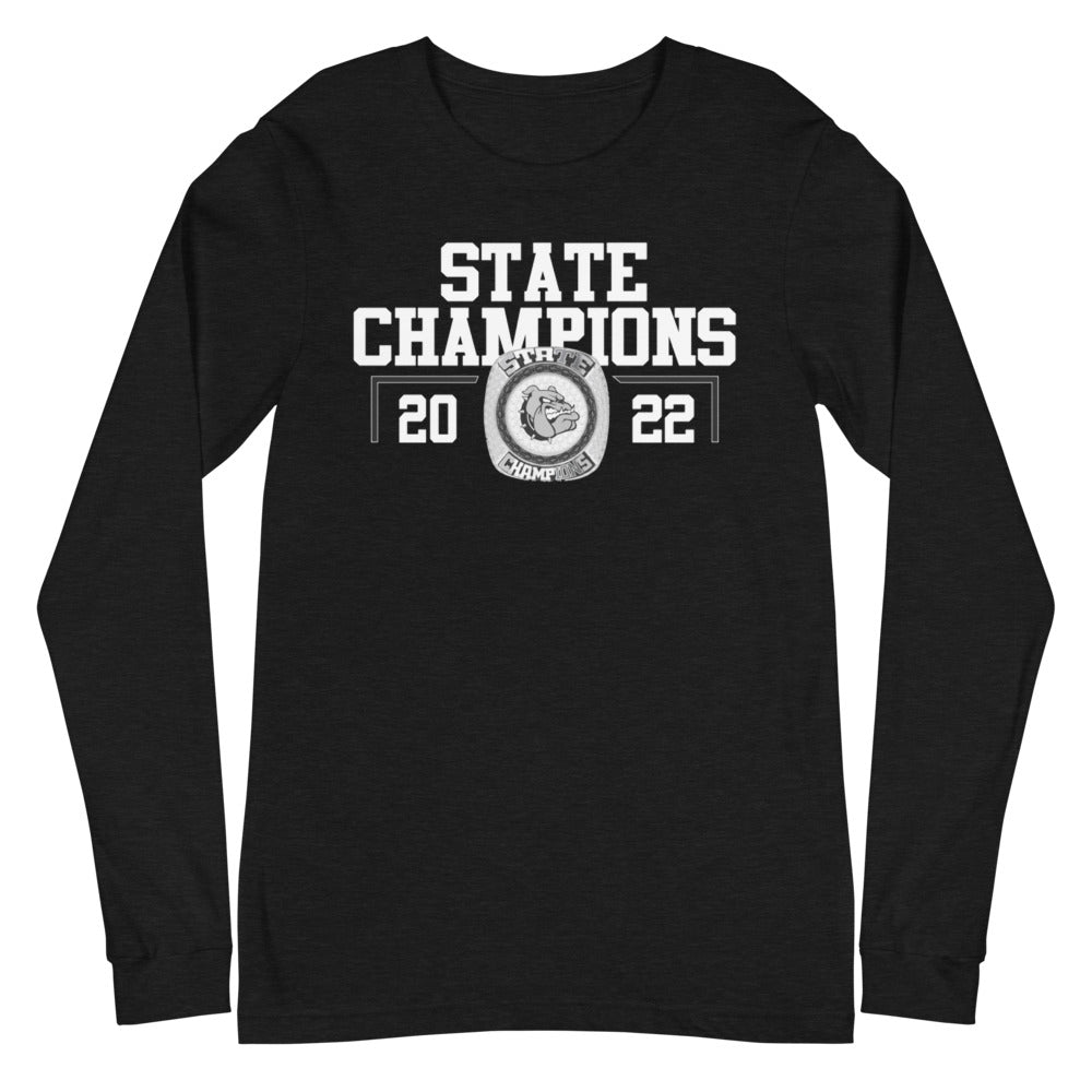 Bulldogs State Champion Unisex Long Sleeve Tee