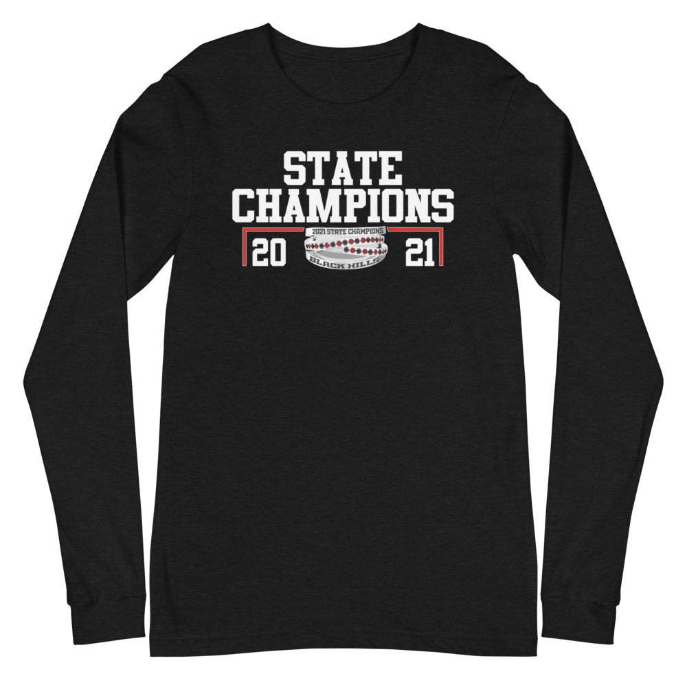 A G West Black Hills HS State Champions Unisex Long Sleeve Tee