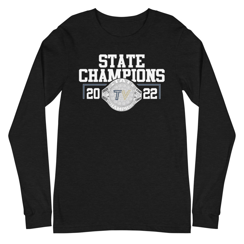 Teays HS Cheer State Champions Unisex Long Sleeve Tee