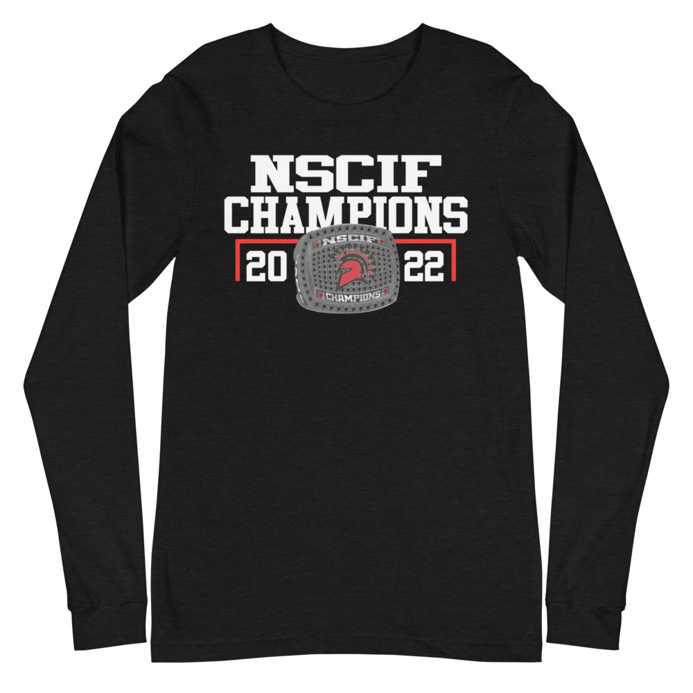 East Nicolaus NSCIF Champions Unisex Long Sleeve Tee