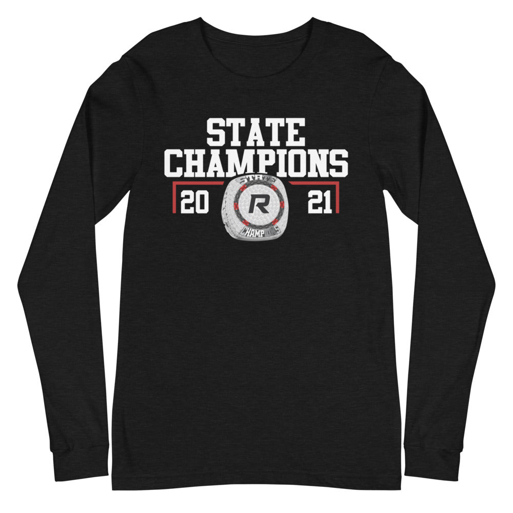 Roosevelt Rough Riders HS State Champions Unisex Long Sleeve Tee