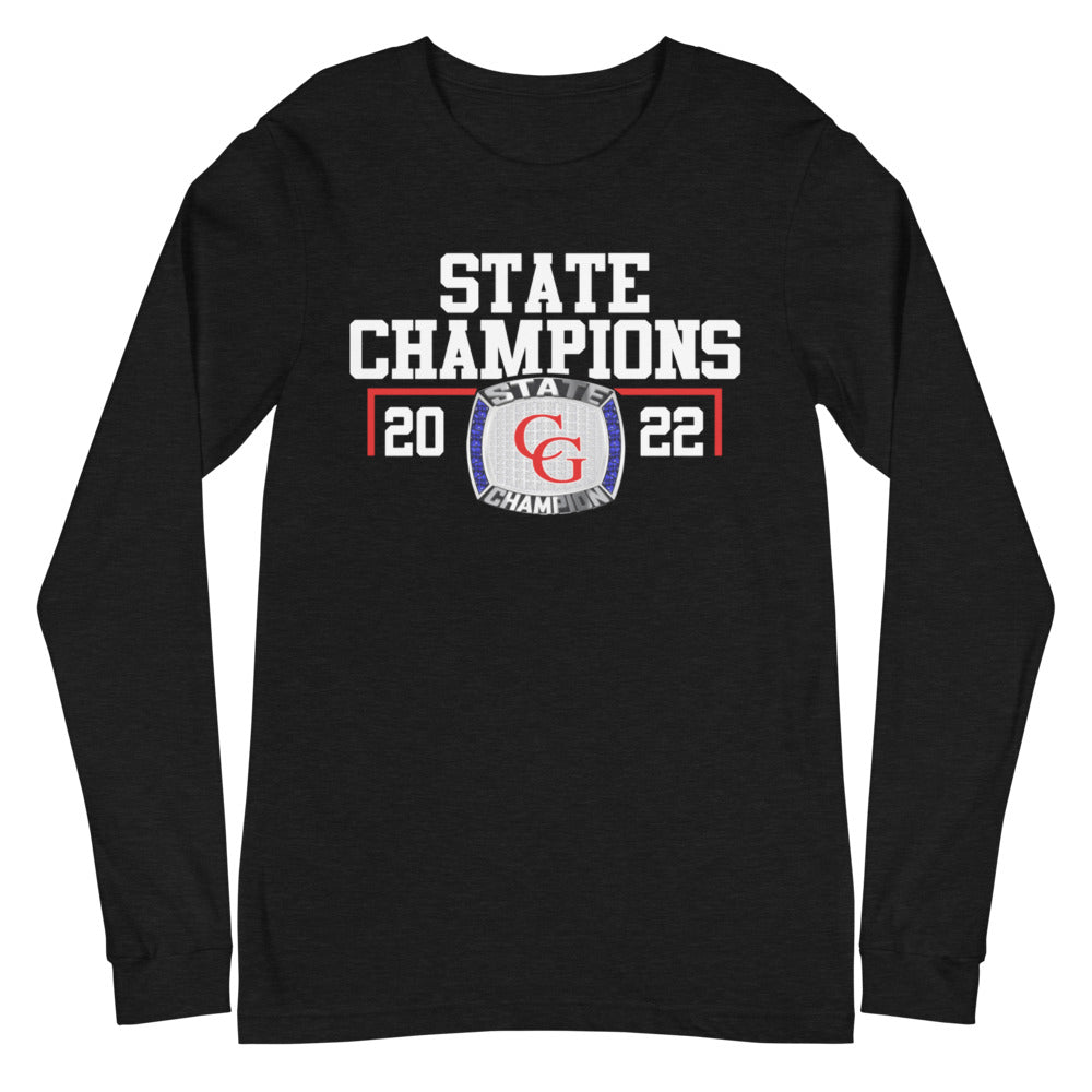 Center Grove Wrestling 2022 Championship Ring Unisex Long Sleeve Tee