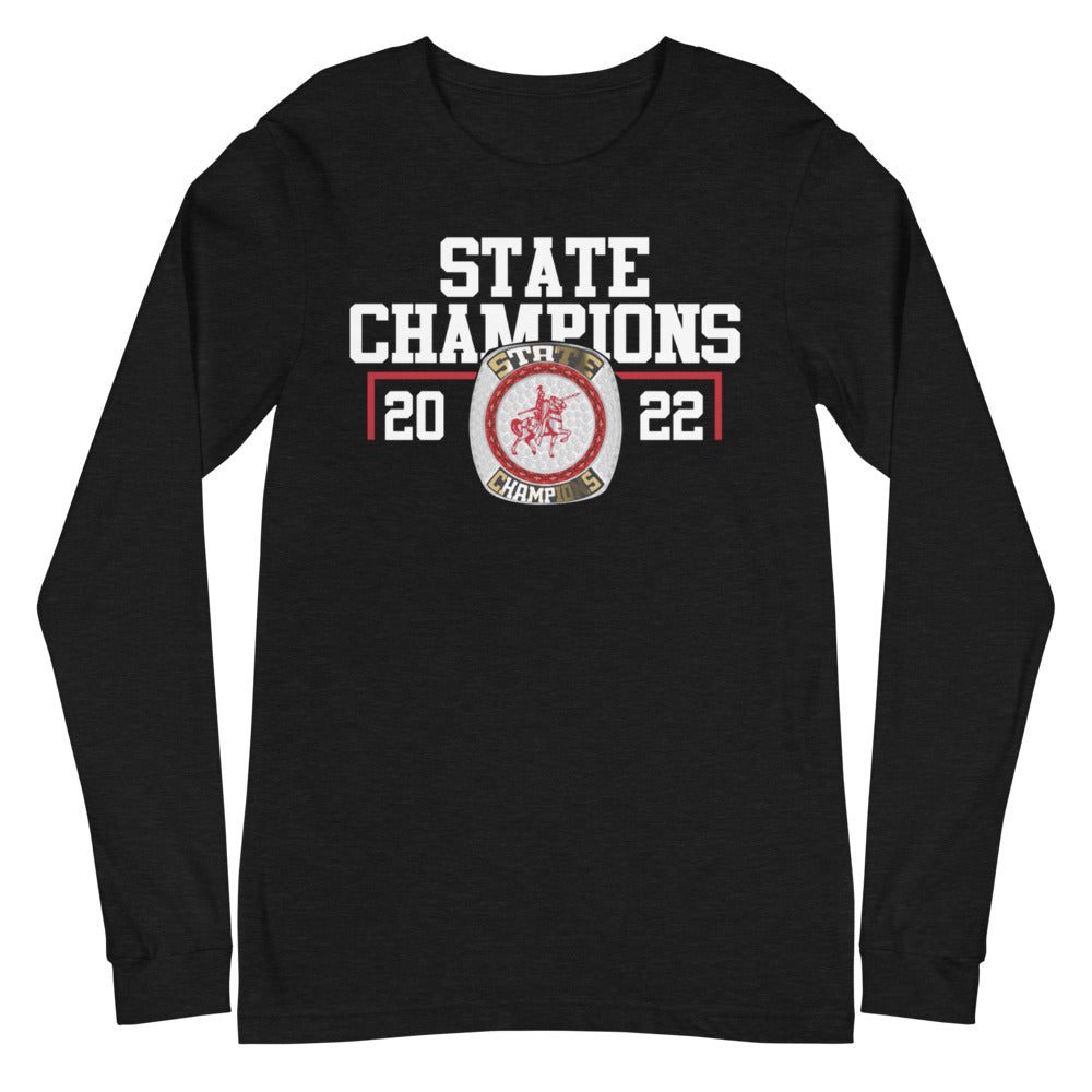 Neshannock Senior HS State Champions Black Unisex Long Sleeve Tee