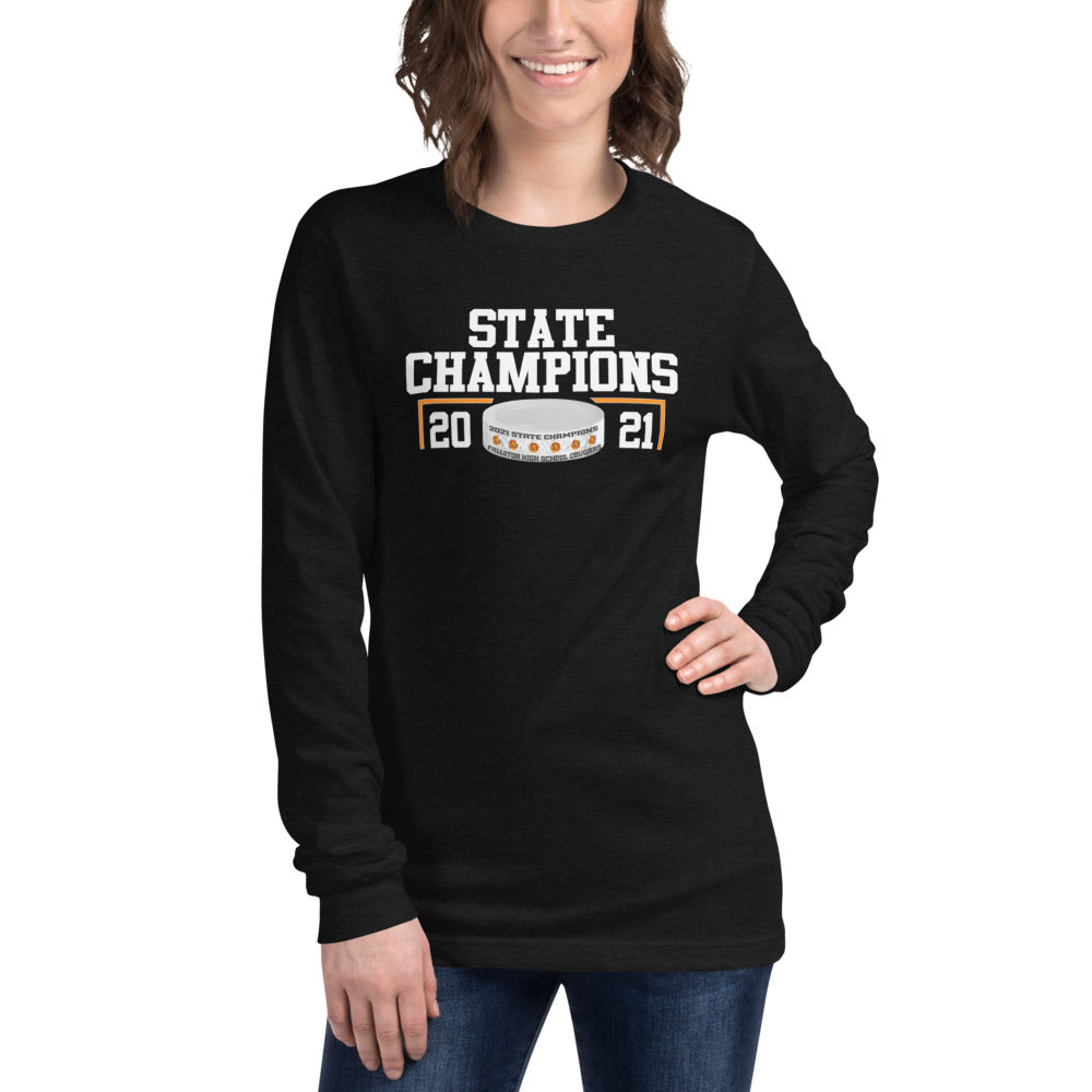 Fallston High School Championship Ring Unisex Long Sleeve Tee