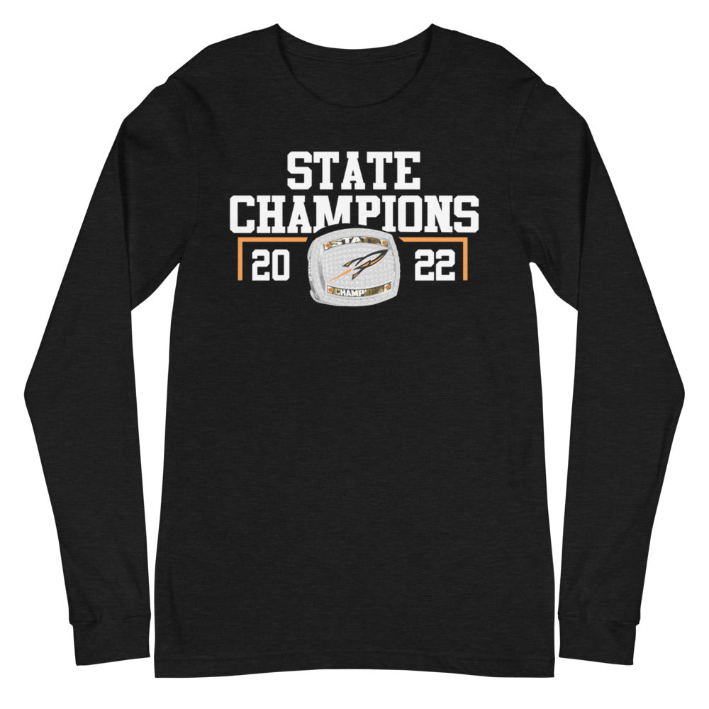 Rock Valley Basketball State Champions Unisex Long Sleeve Tee