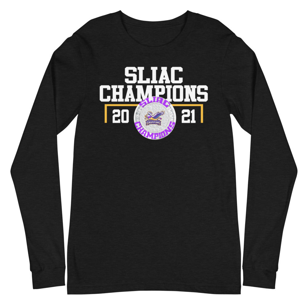 Fontbonne 2021 SLIAC Championship Ring Unisex Long Sleeve Tee