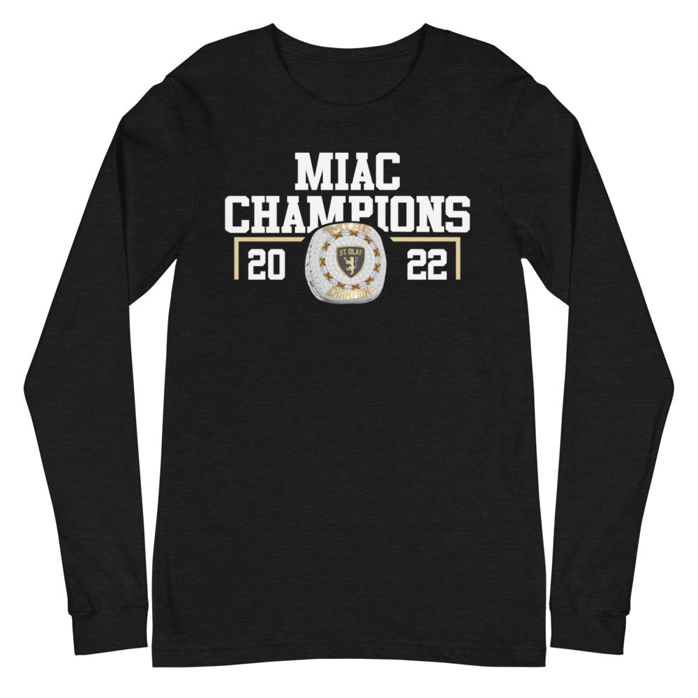 St Olaf College MIAC Champions Unisex Long Sleeve Tee