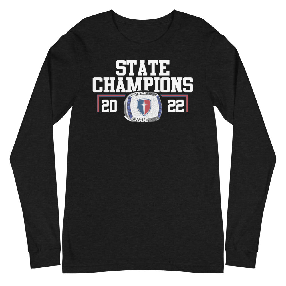 Cornerstone Christian State Champions Unisex Long Sleeve Tee