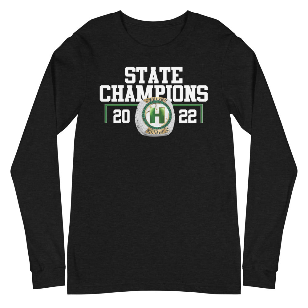 Holyoke Senior High School 2022 Championship Ring Unisex Long Sleeve Tee
