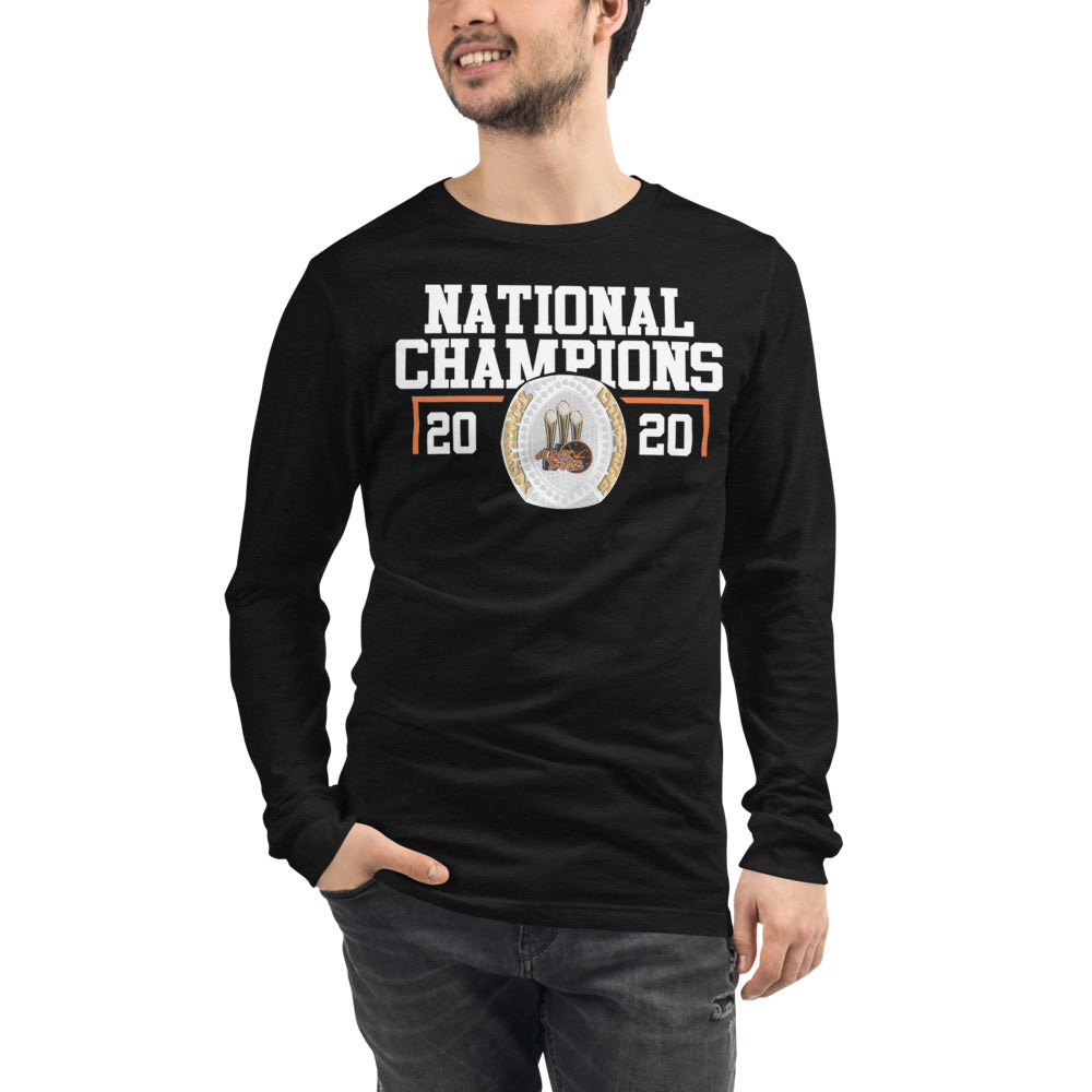Clock Boyz 3-Peat Championship Ring Unisex Long Sleeve Tee