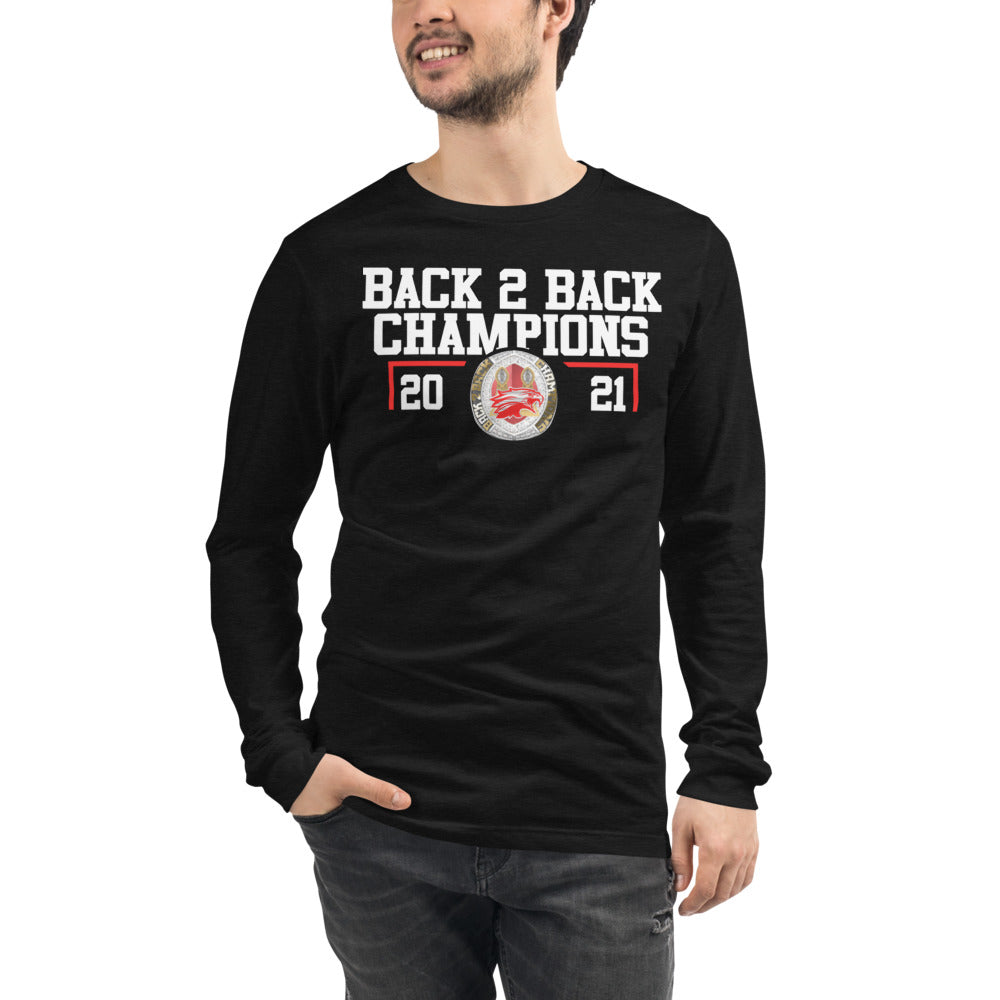 Smoking for Jesus Ministry Christian School B2B 2021 Championship Ring Unisex Long Sleeve Tee
