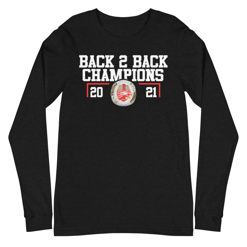 Smoking for Jesus Ministry Christian School B2B 2021 Championship Ring Unisex Long Sleeve Tee