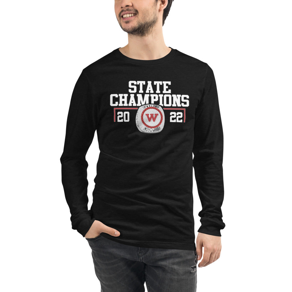 Western High School 2022 State Championship Ring Unisex Long Sleeve Tee