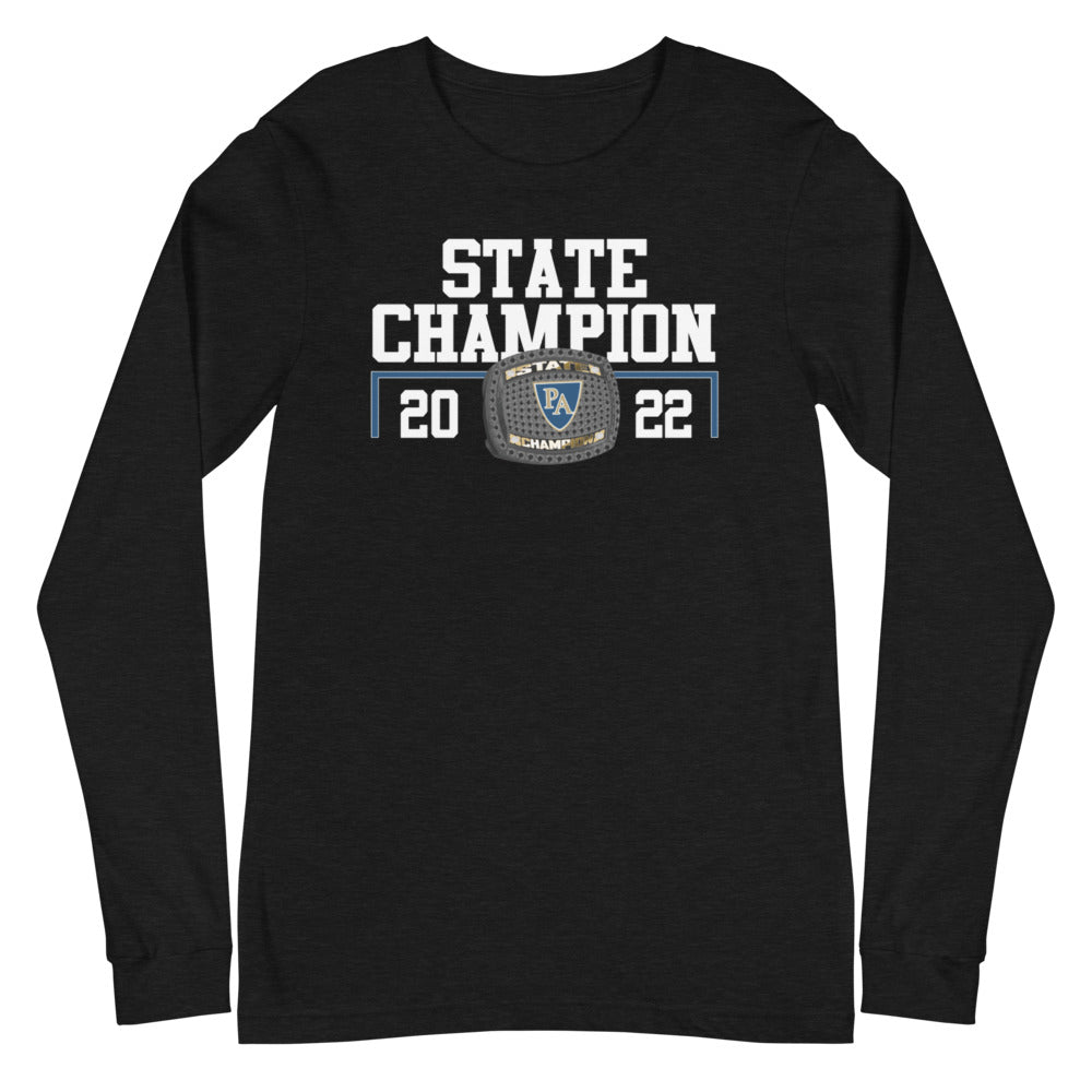 Pulaski Academy 2022 State Championship Ring Unisex Long Sleeve Tee