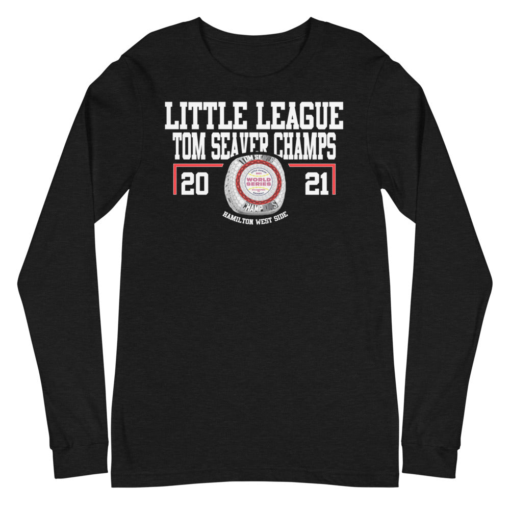 Little League Tom Seaver Champs 2021 Championship Ring  Unisex Long Sleeve Tee