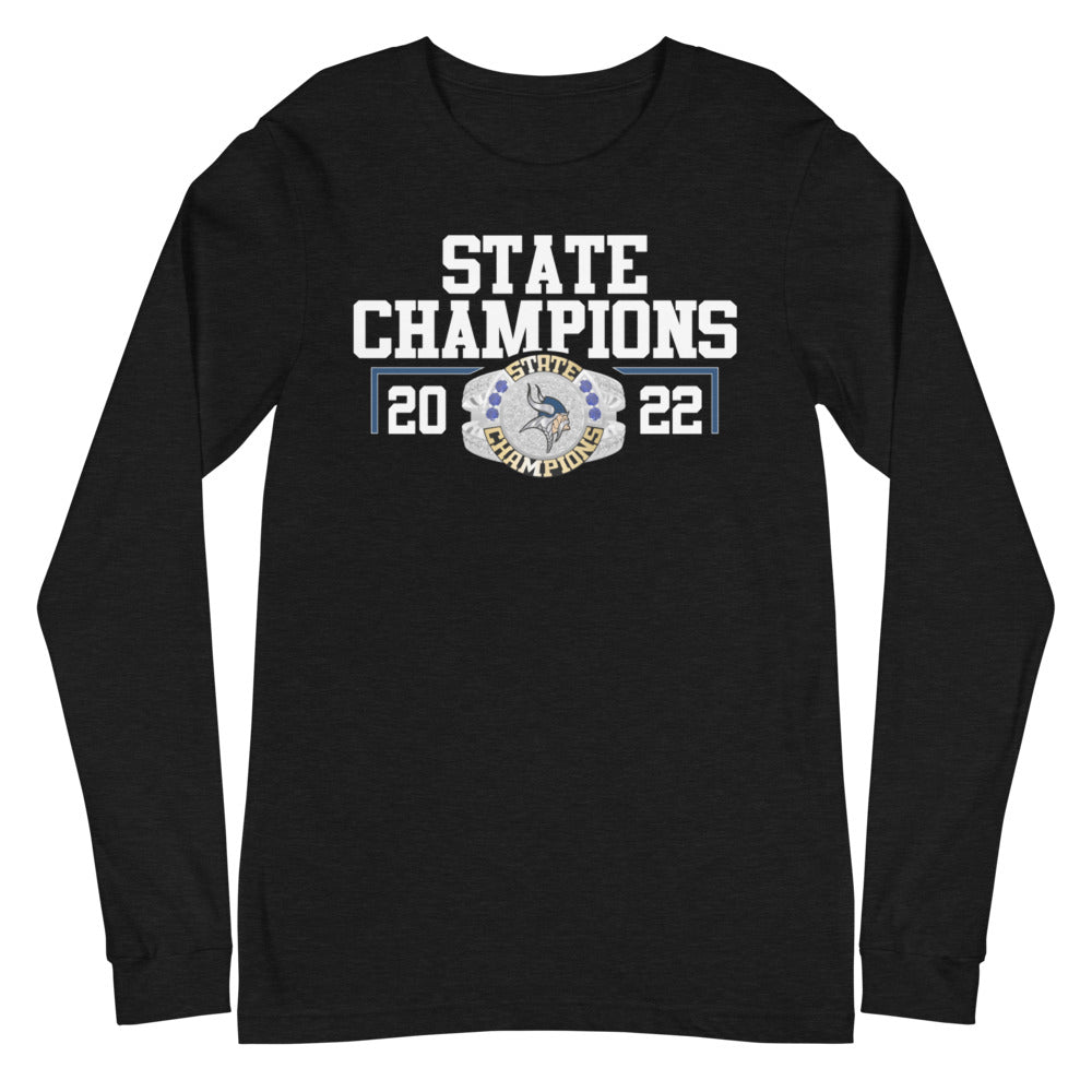 Kindred High School 2022 State Championship Ring Unisex Long Sleeve Tee