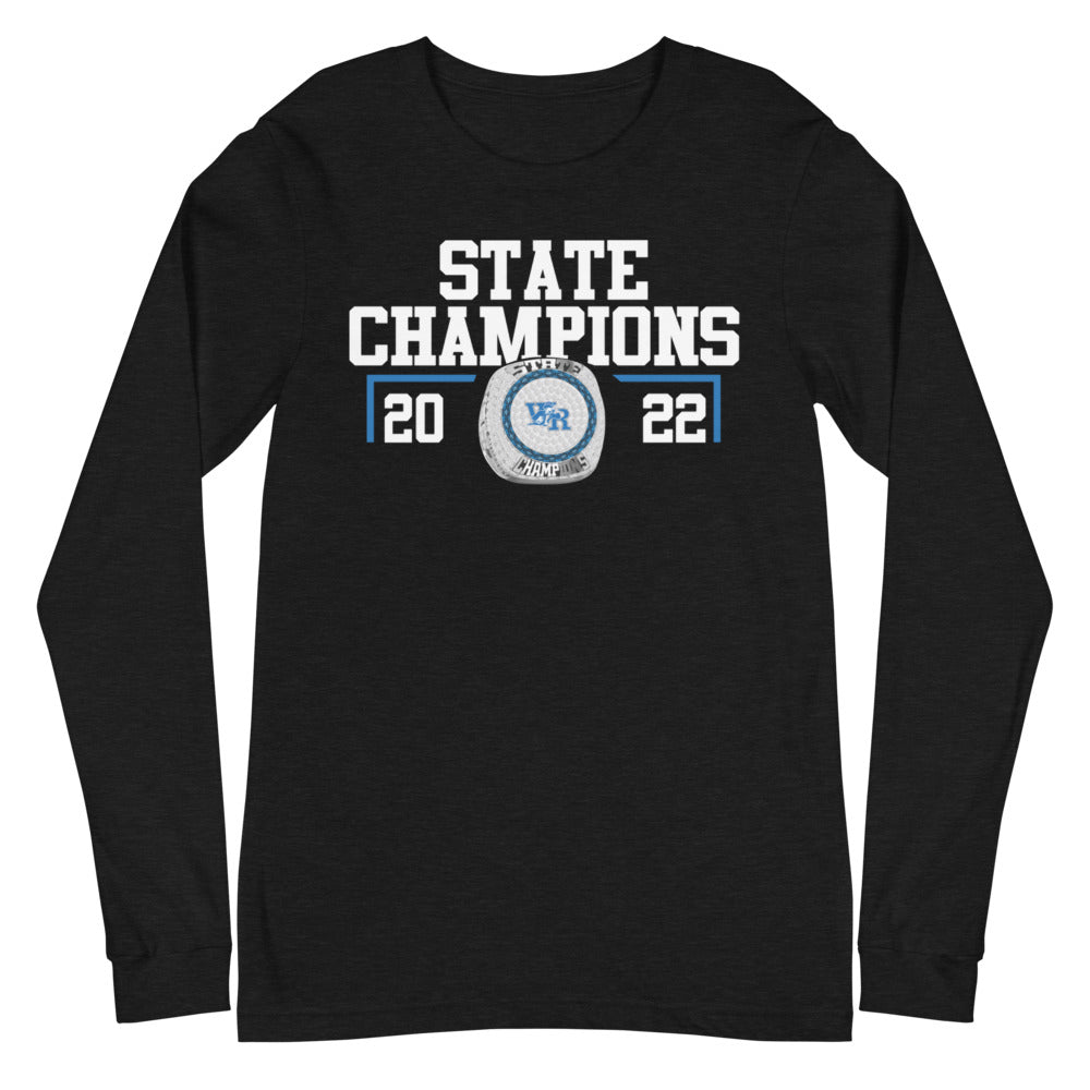 Washburn Rural High School 2022 State Championship Ring Unisex Long Sleeve Tee