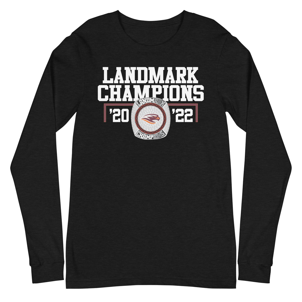Susquehanna University ’20 &amp; ’22 Landmark Championship Ring Unisex Long Sleeve Tee