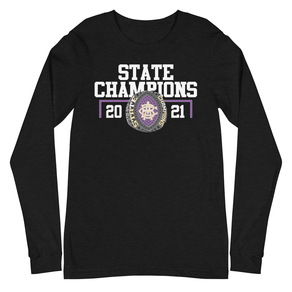 Christian Brothers Academy 2021 State Championship Ring Unisex Long Sleeve Tee