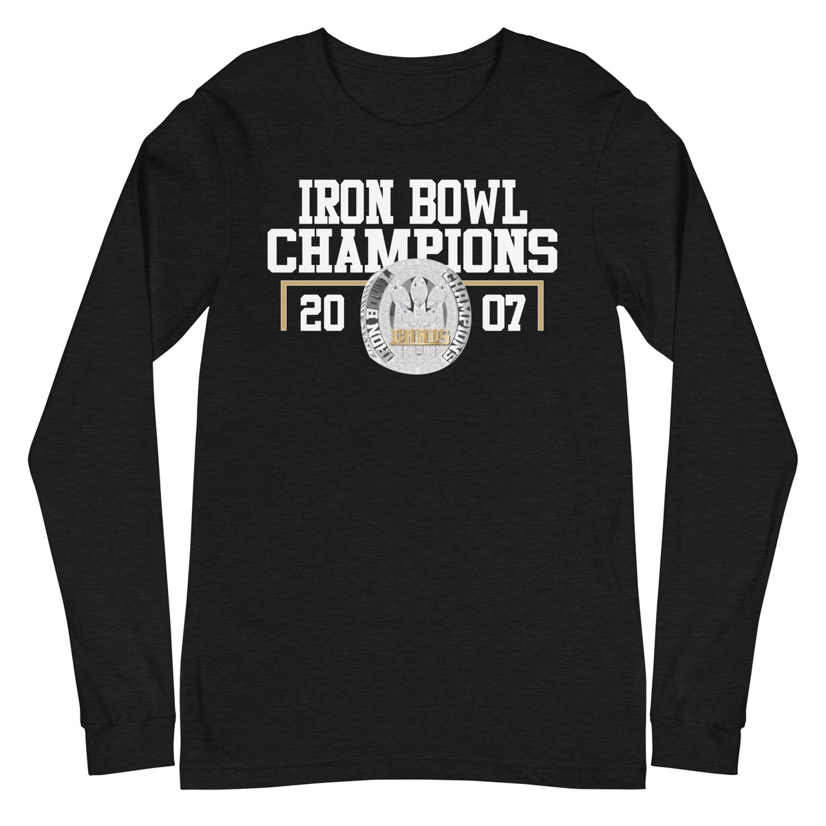 Iron Bowl 2007 Championship Ring Unisex Long Sleeve Tee