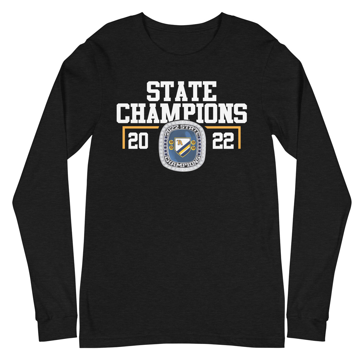 Tuscaloosa Academy Women’s Soccer 2022 State Championship Ring Unisex Long Sleeve Tee