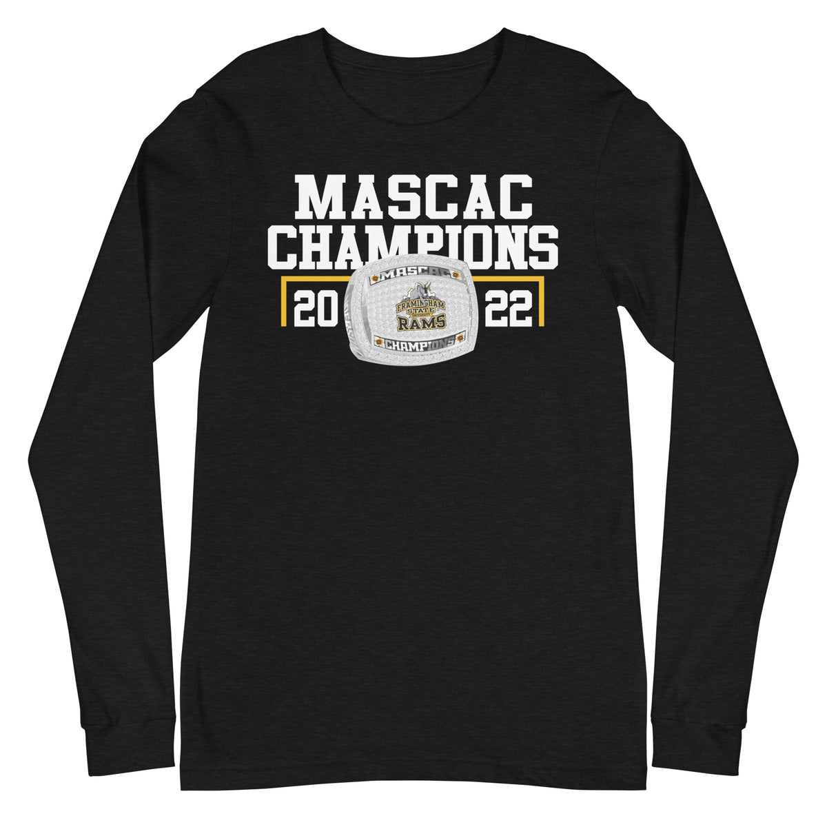 Framingham State University MASCAC Champions Unisex Long Sleeve Tee