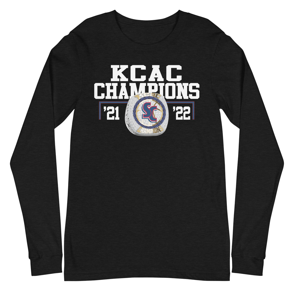 Sterling College ’21 / ’22 KCAC Championship Ring Unisex Long Sleeve Tee