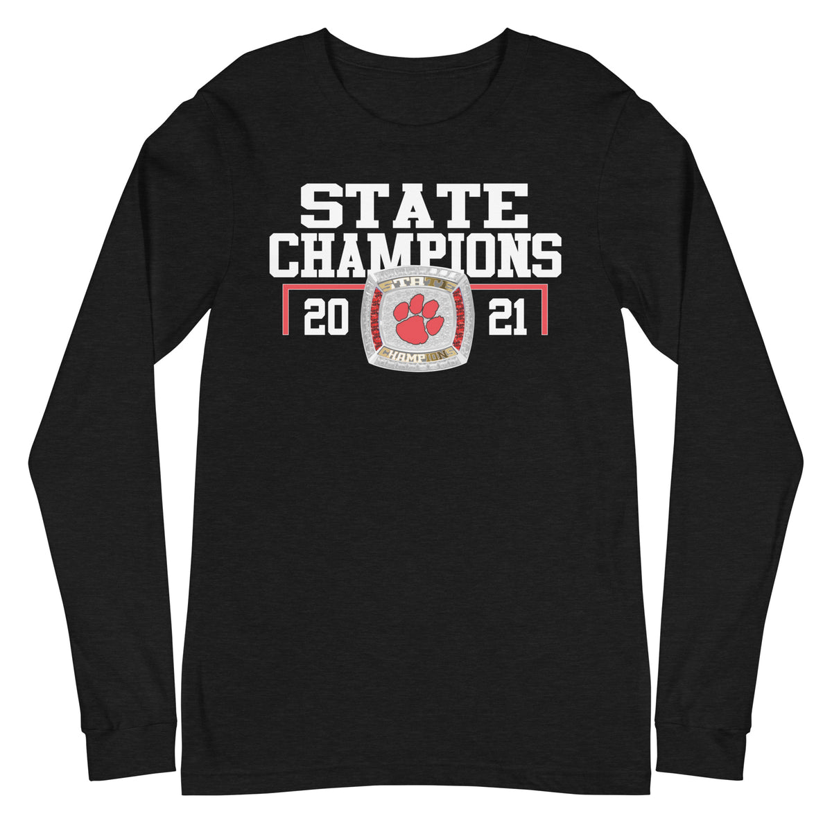 Beechwood High School 2021 State Championship Ring Unisex Long Sleeve Tee