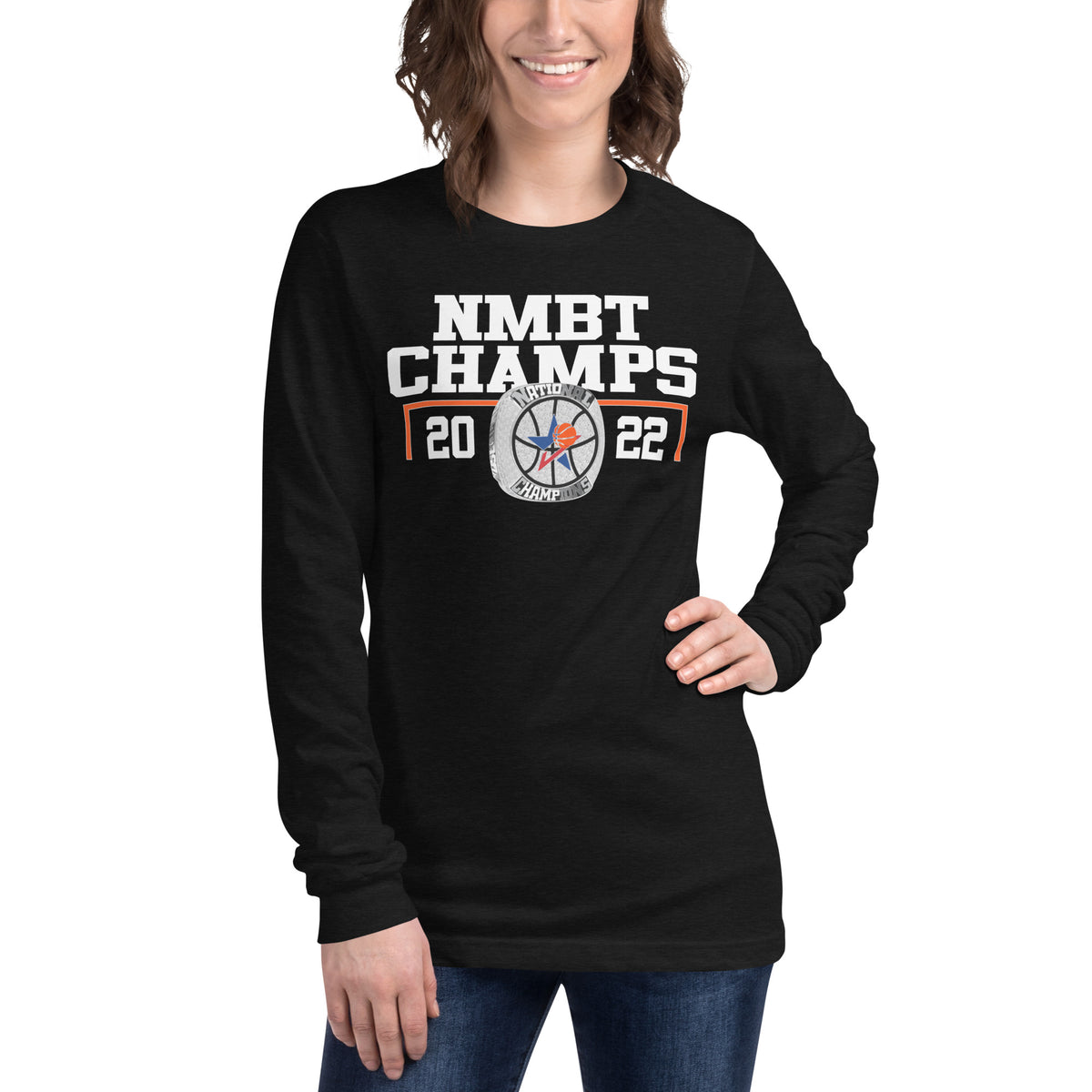 JBSA-Lackland 2022 NMBT Championship Ring (Orange Line) Unisex Long Sleeve Tee