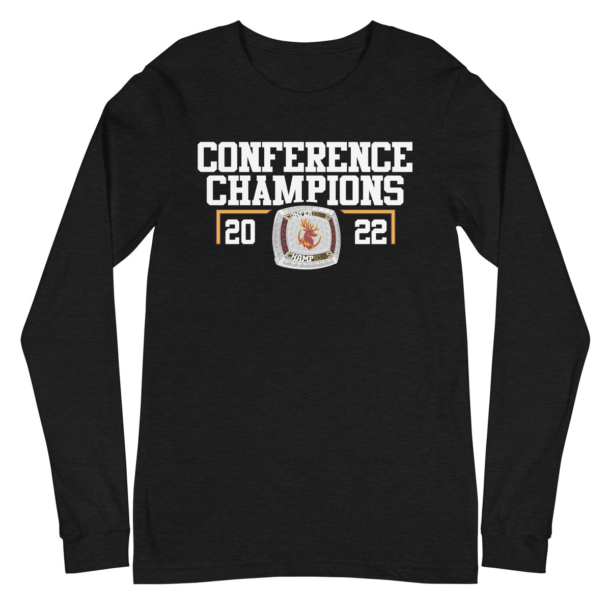 Claremont Mudd Scripps Men’s Track &amp; Field 2022 Conference Championship Ring Unisex Long Sleeve Tee
