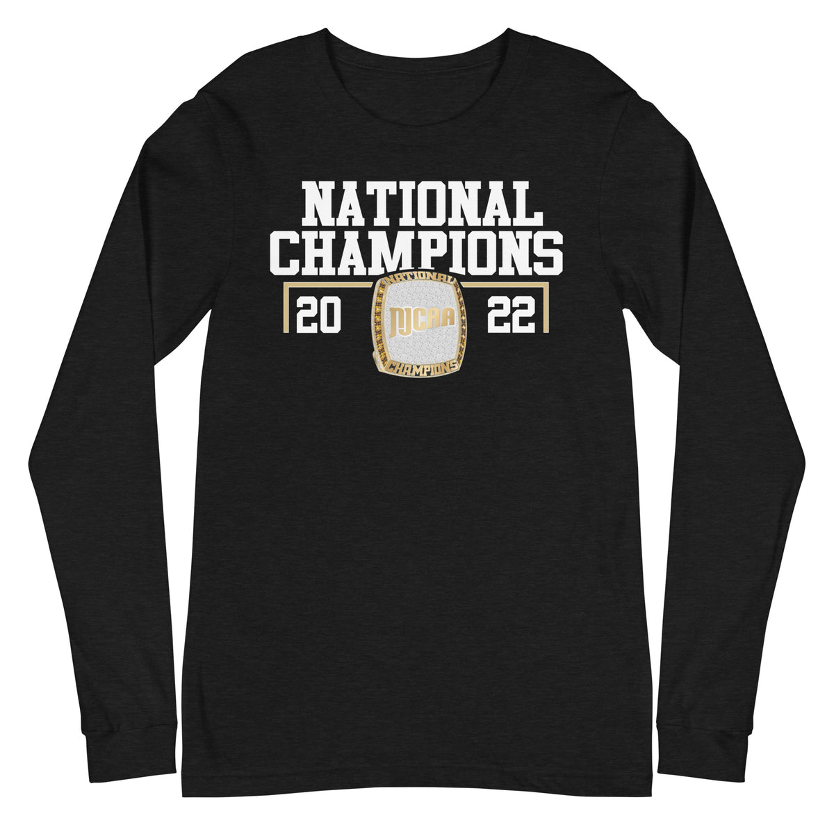 NJCAA Men’s Basketball 2022 National Championship Ring Unisex Long Sleeve Tee