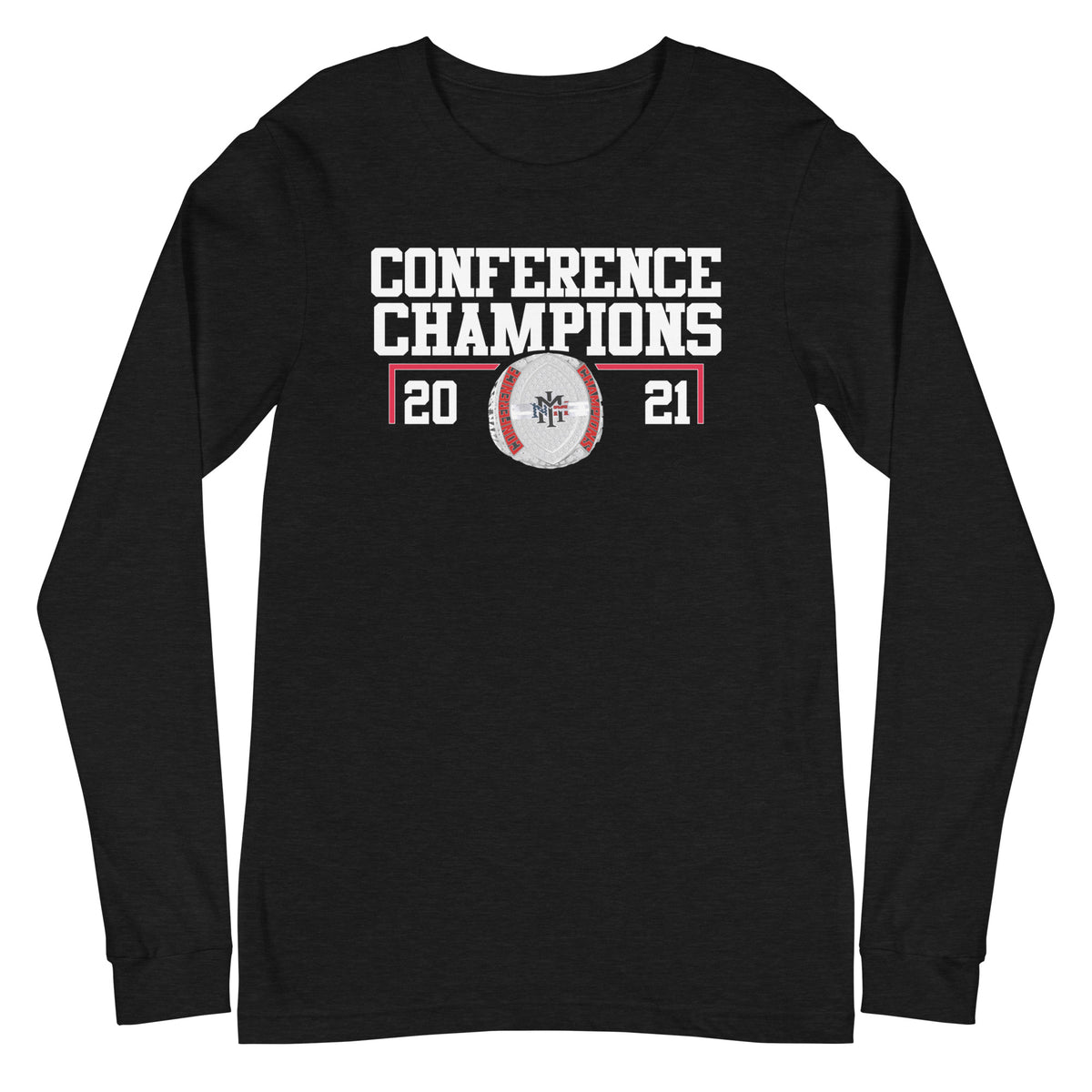 NMMI Football 2021 Conference Championship Ring Unisex Long Sleeve Tee