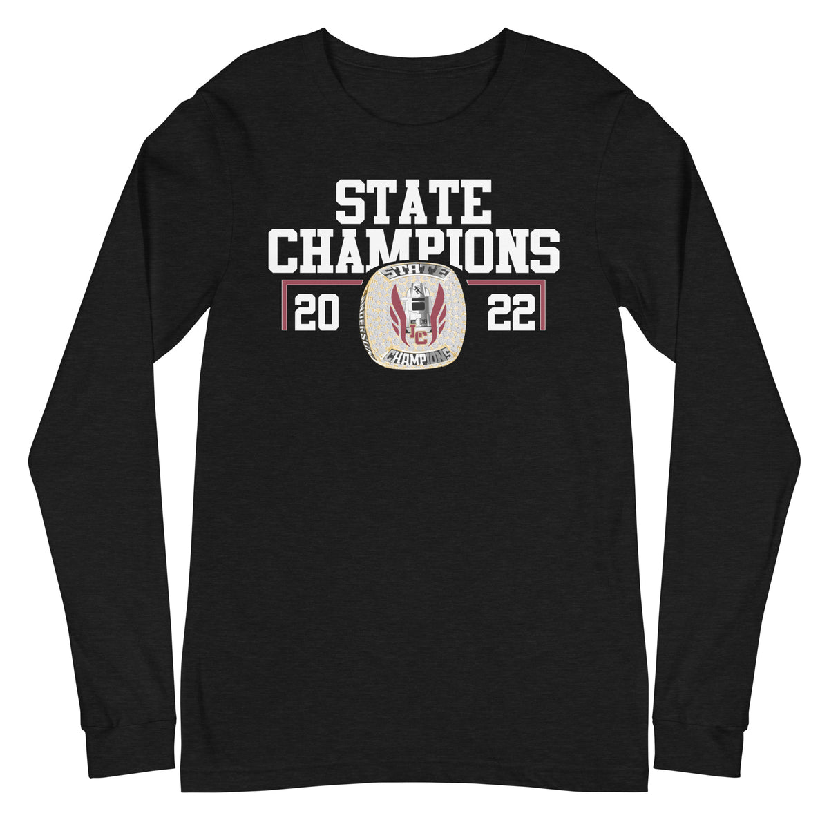 Lincoln Christian 2022 State Championship Ring Unisex Long Sleeve Tee