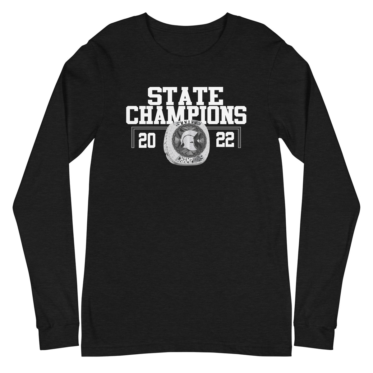 Gaston Day Track &amp; Field 2022 State Championship Ring Unisex Long Sleeve Tee