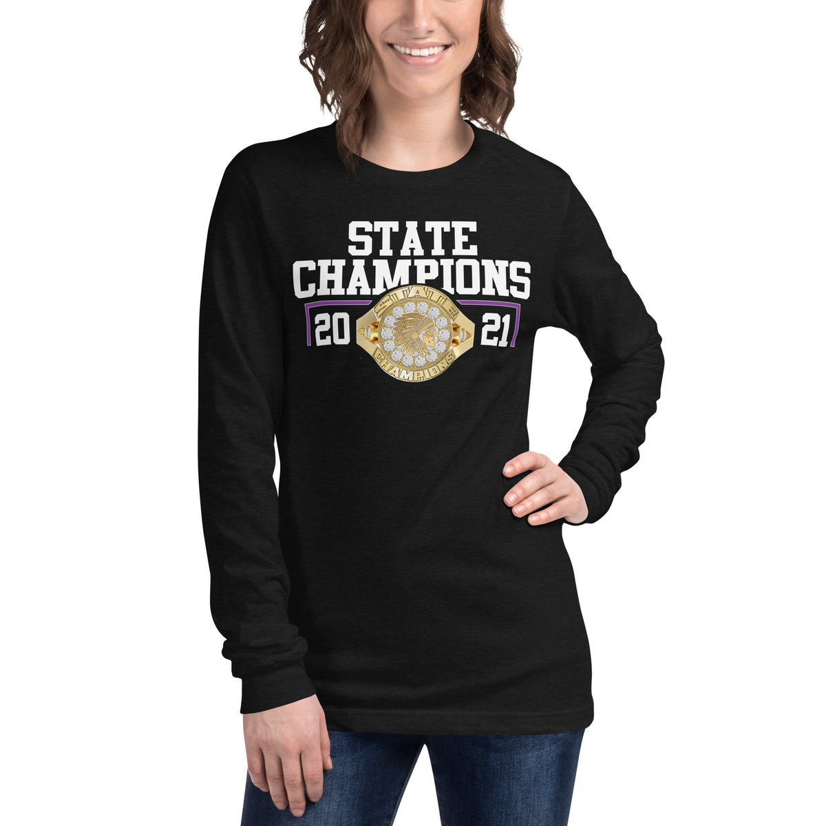 Amite High School Football 2021 State  Fashion Style Ring Unisex Long Sleeve Tee