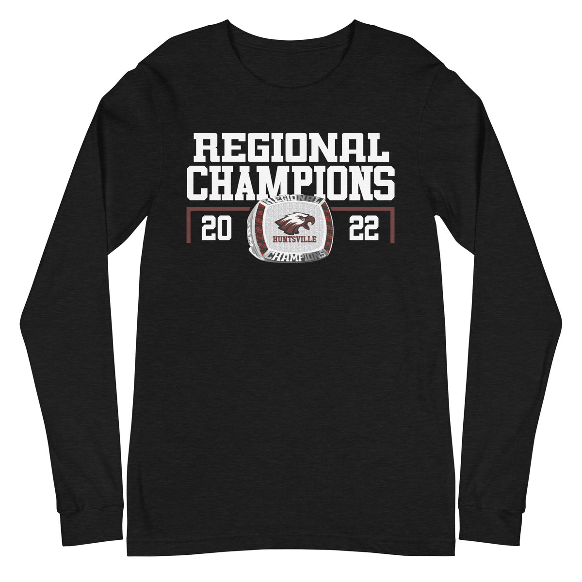 Hunstville High School Baseball 2022 Regional Championship Ring Unisex Long Sleeve Tee