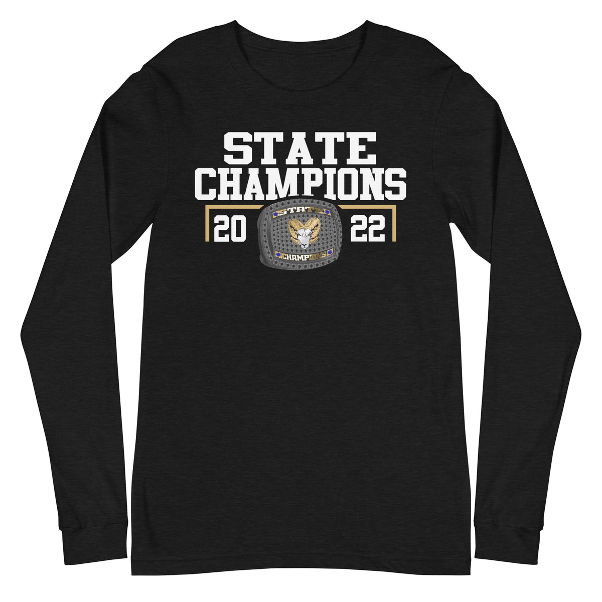 Robinson Wrestling 2022 State Championship Ring Unisex Long Sleeve Tee