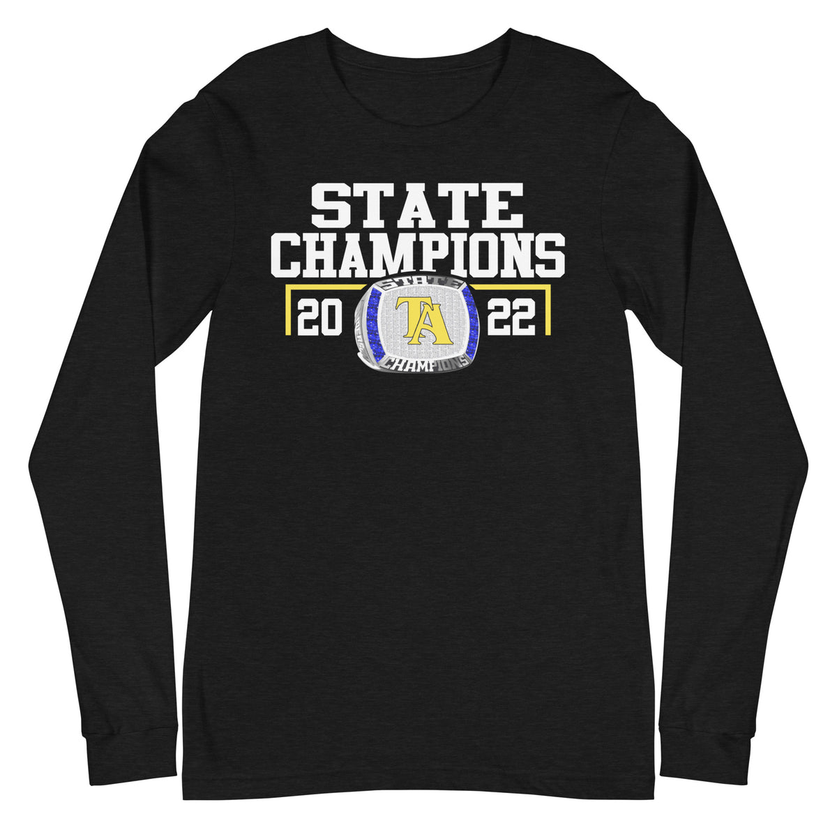 Tuscaloosa Academy Men’s Tennis 2022 State Championship Ring Unisex Long Sleeve Tee