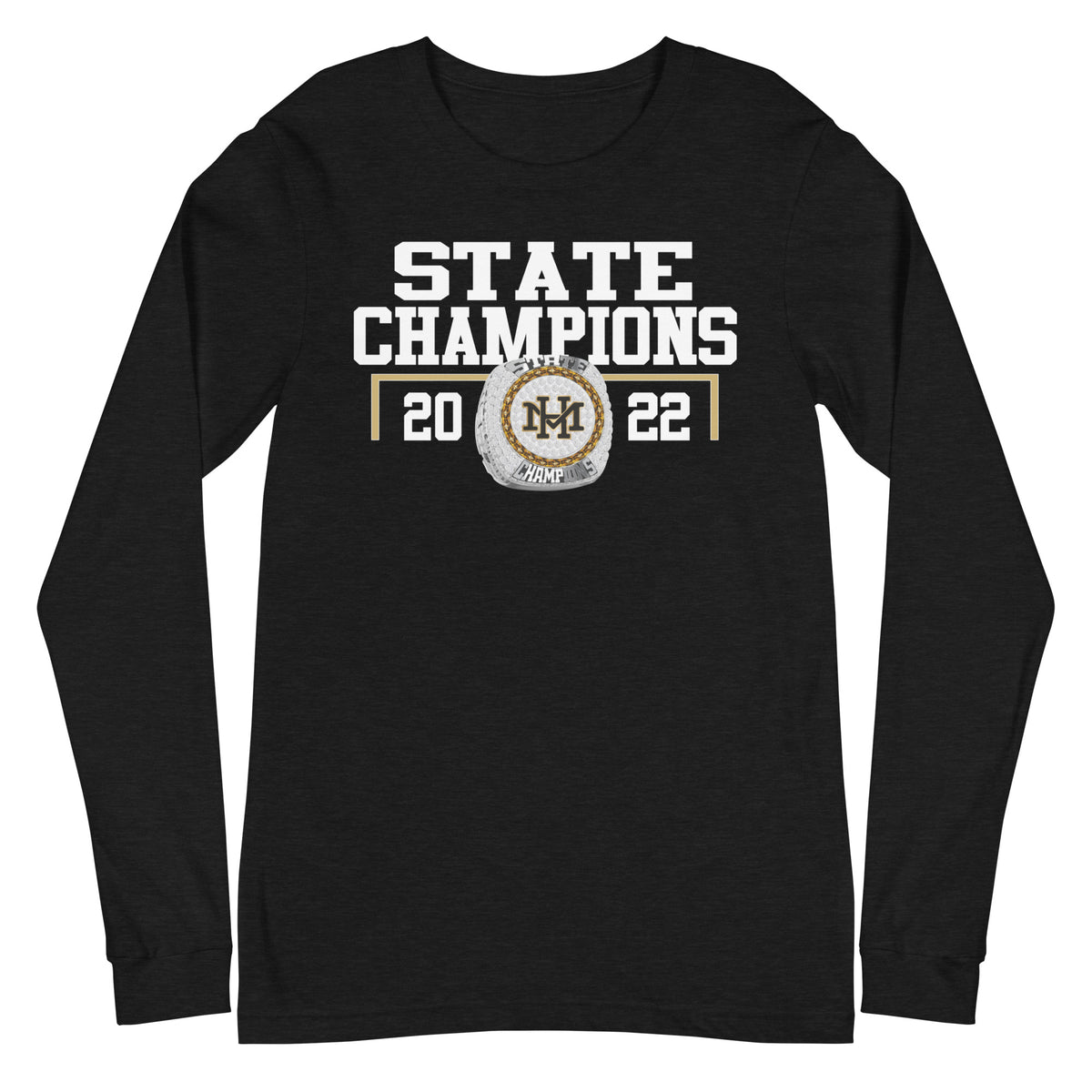 Mount Hebron Cross Country 2022 State Championship Ring Unisex Long Sleeve Tee