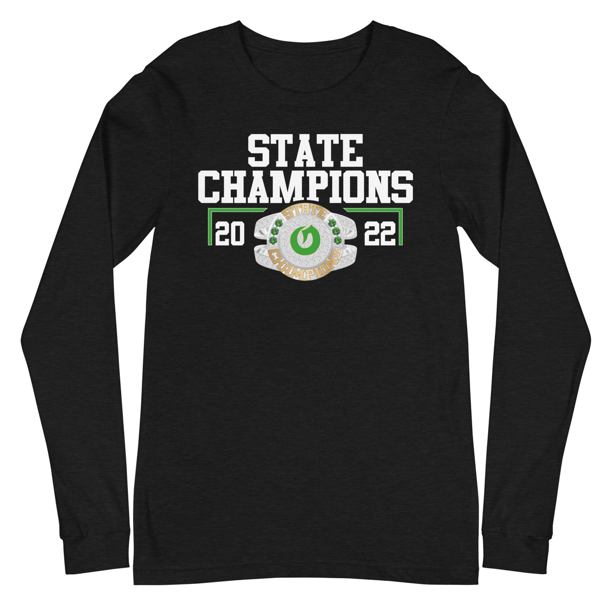 Olympus High School Swimming &amp; Diving 2022 Fashion State Championship Ring Unisex Long Sleeve Tee