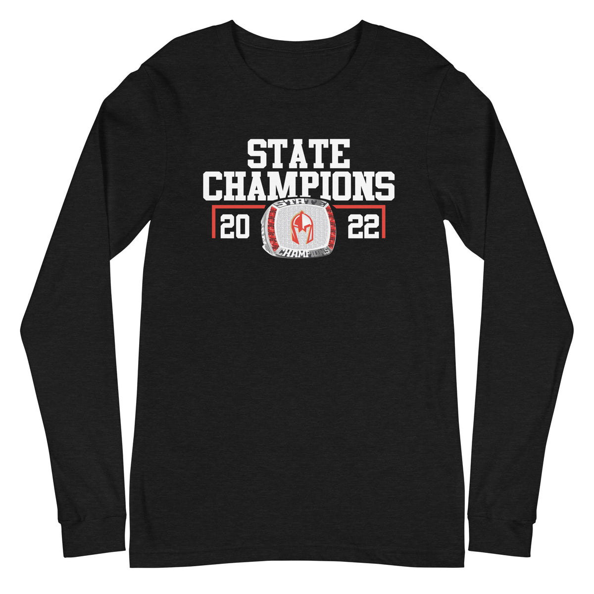Christ Academy Men’s Basketball 2022 State Championship Ring Unisex Long Sleeve Tee