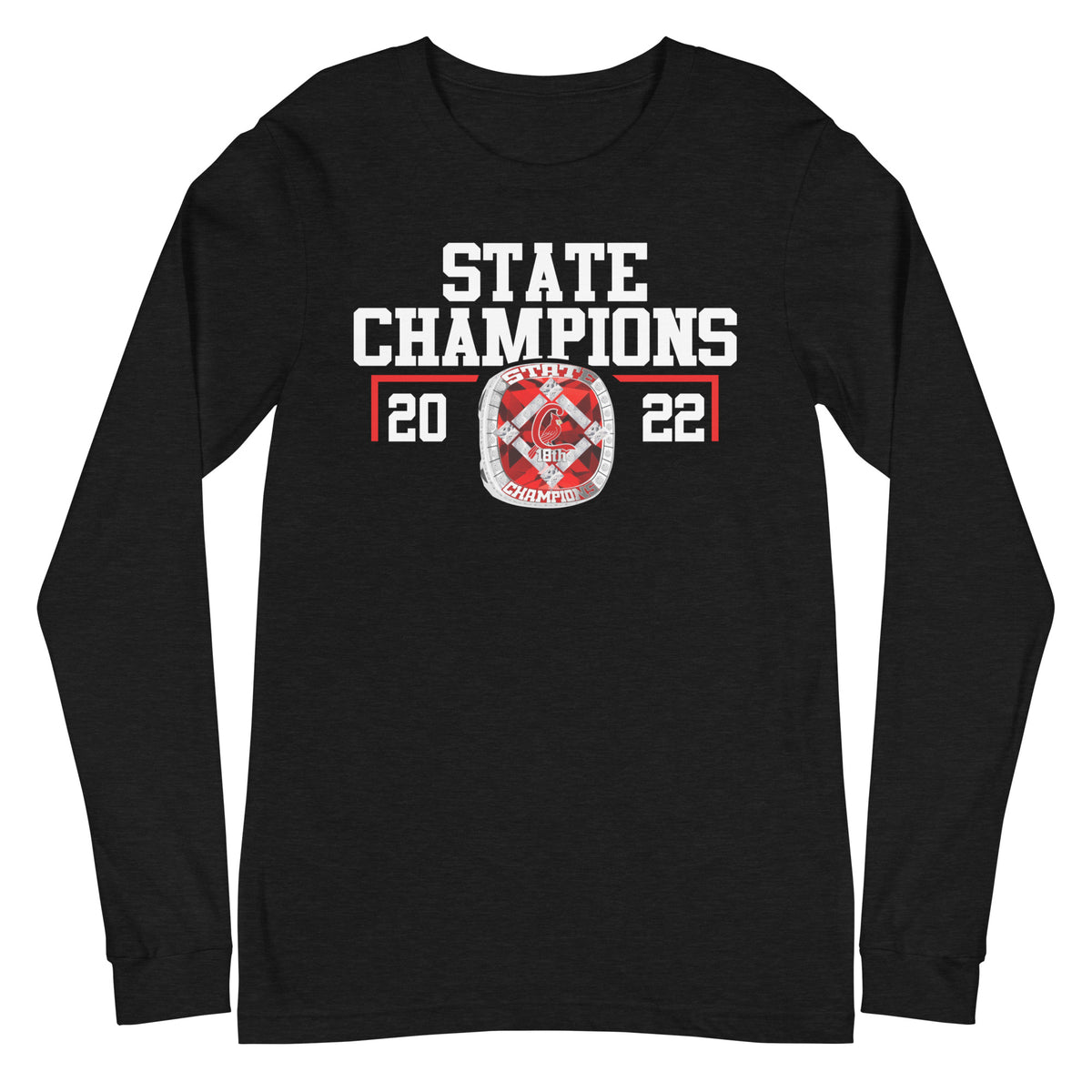 Eunice High School Baseball 2022 State Championship Ring Unisex Long Sleeve Tee