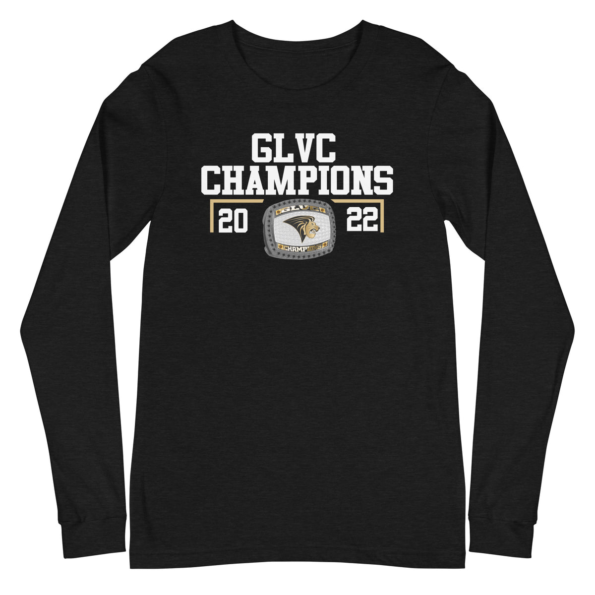 Lindenwood University GLVC Champions Unisex Long Sleeve Tee