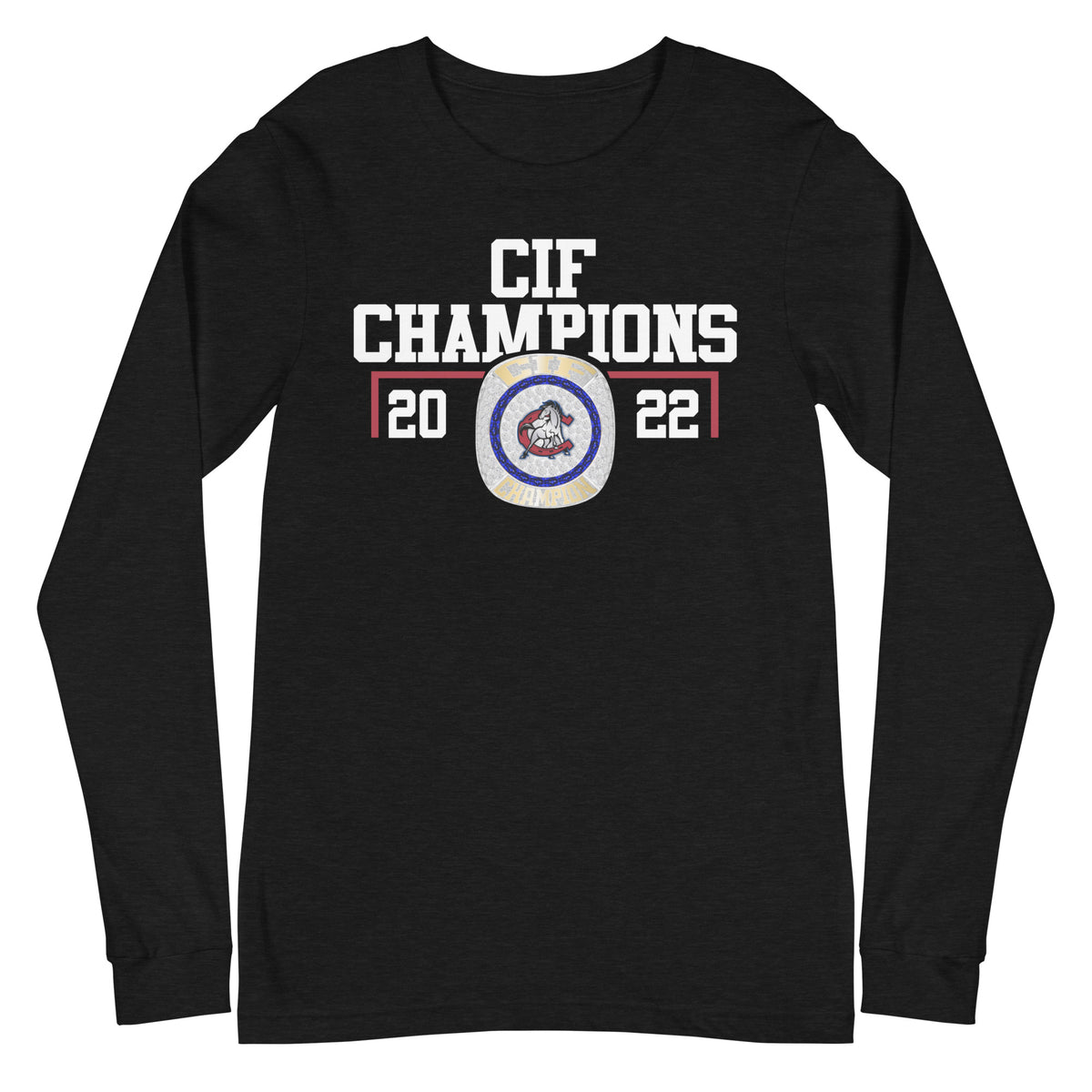 Crawford High Wrestling 2022 State Championship Pendant Unisex Long Sleeve Tee