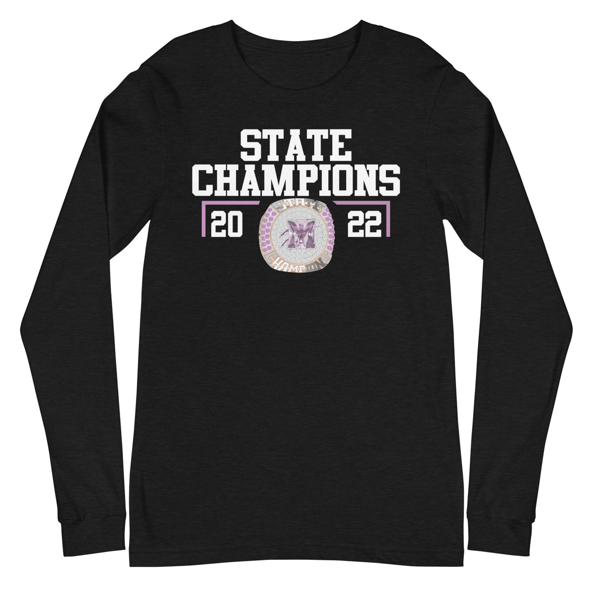 Mountain Island Charter High School State Champions (Girls Ring) Unisex Long Sleeve Tee