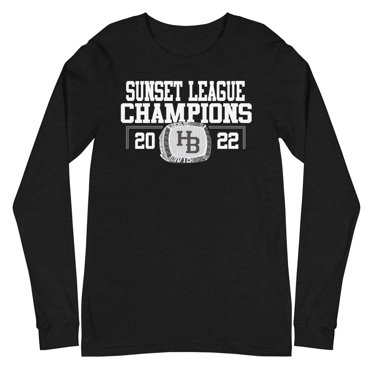 Huntington Beach High School Sunset League Champions Unisex Long Sleeve Tee