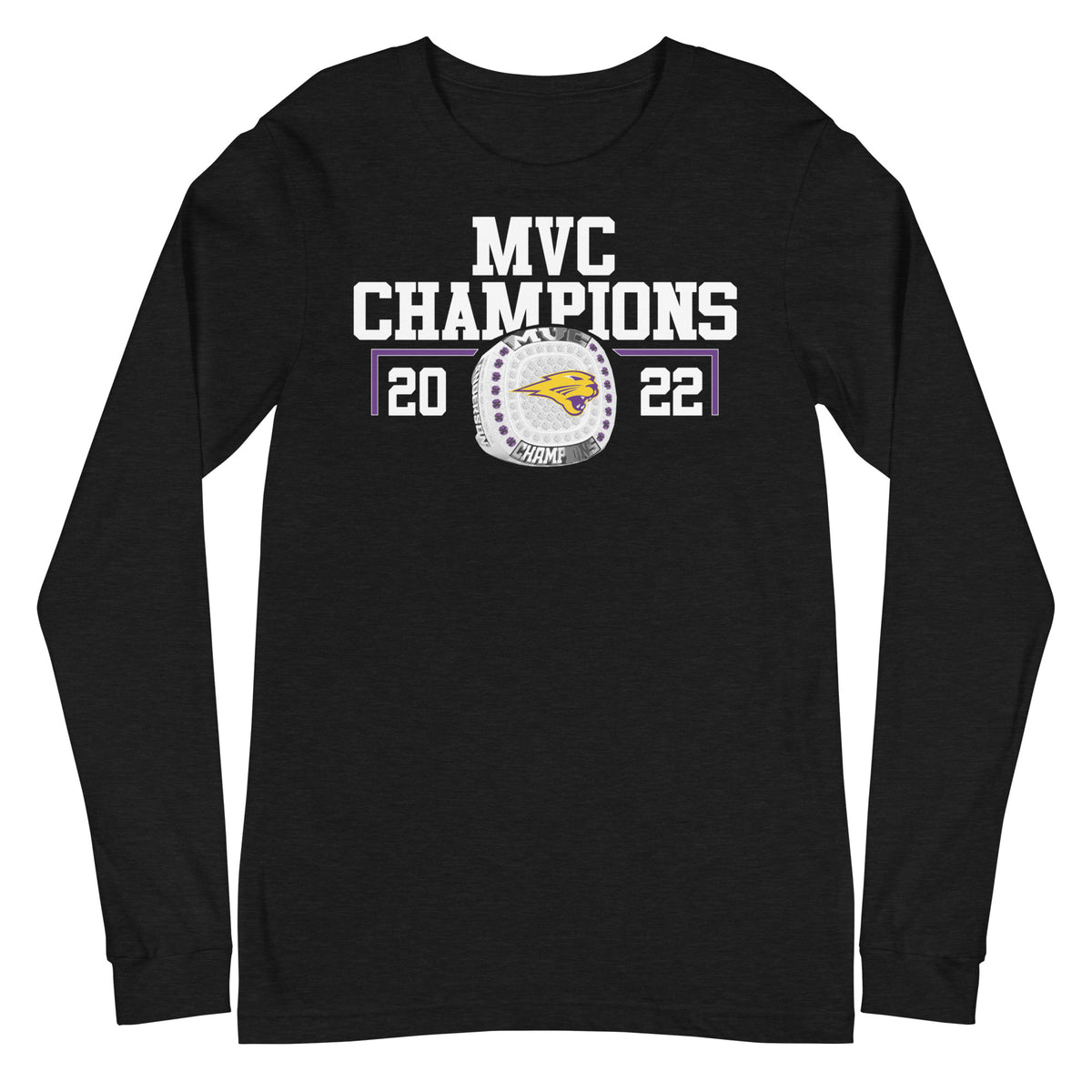 University of Northern Iowa MVC Champions Unisex Long Sleeve Tee