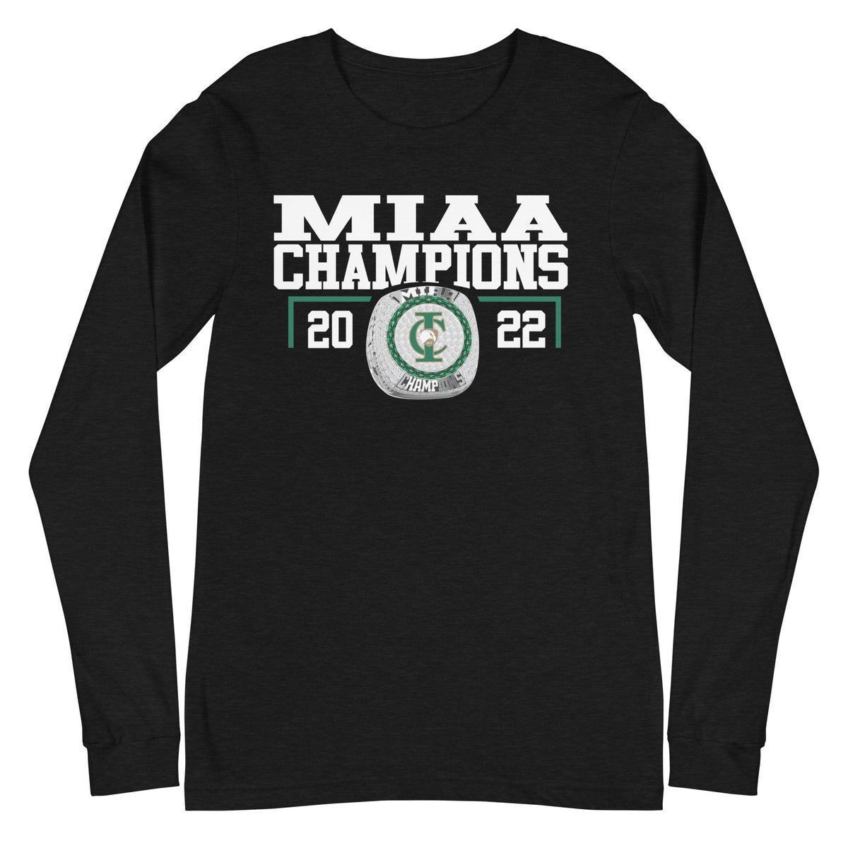 Indian Creek 2022 MIAA Championship Ring Unisex Long Sleeve Tee