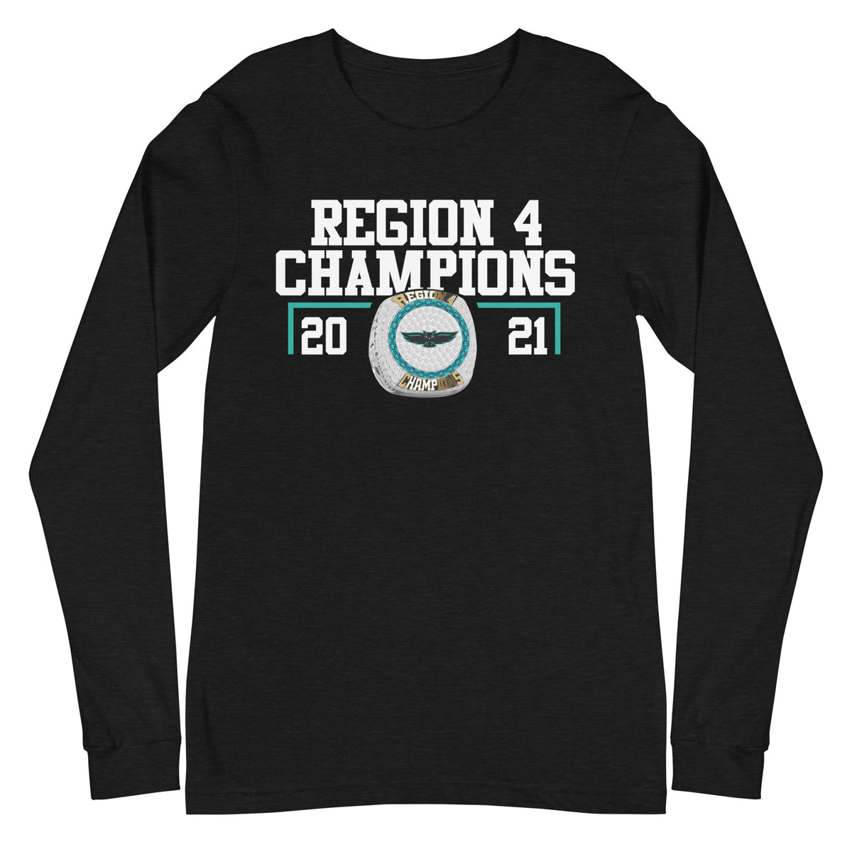 Oaken Community College 2022 Region 4 Championship Ring Unisex Long Sleeve Tee