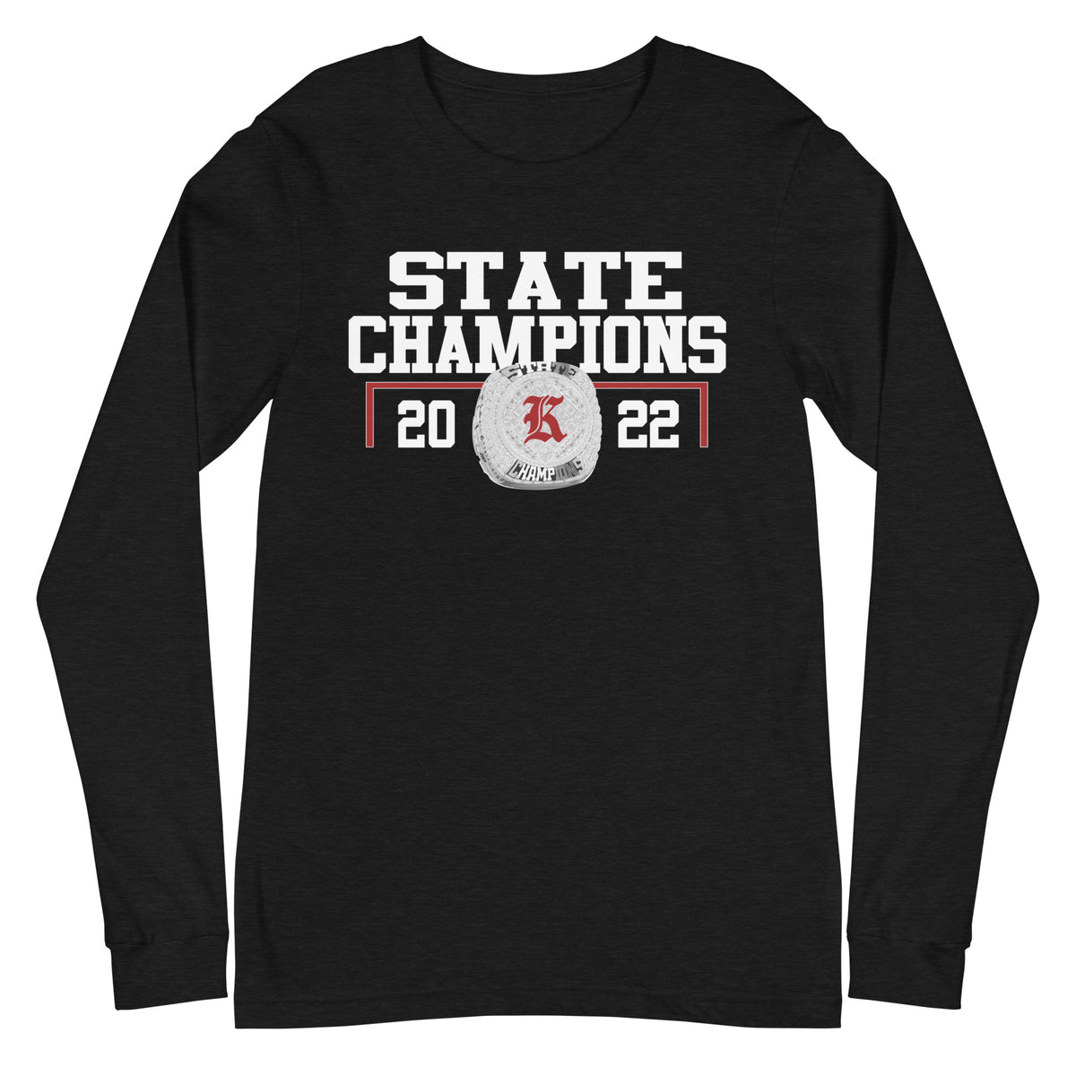 John F Kennedy High School 2022 State Championship Ring Unisex Long Sleeve Tee